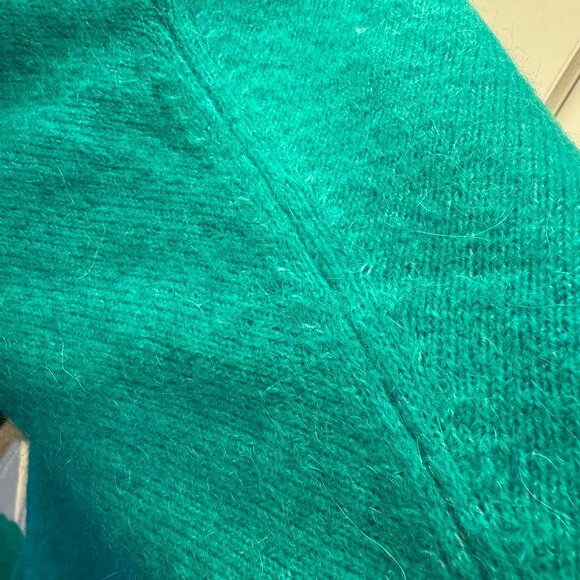 ZARA Alpaca Wool Blend Soft Sweater Teal Green M NWT 9598/129 - Picture 4 of 5
